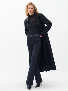 Rag & Bone Bootcut High-Rise Jeans in Rinse Size 27